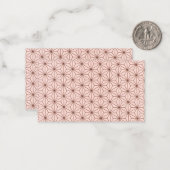 Carte De Correspondance leaf pattern (Devant/Arrière en situation)