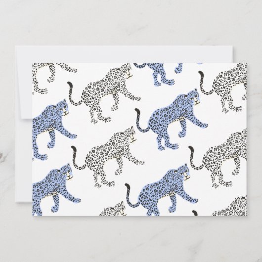 Carte De Correspondance Leopard Luxe (Dos)