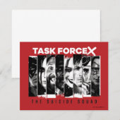 Carte De Correspondance L'équipe du suicide | Équipe spéciale X (Devant / Derrière)