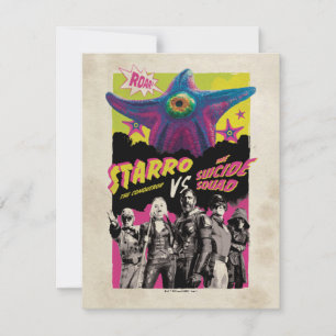 Carte De Correspondance L'équipe du suicide Starro Vs L'Équipe Suicide