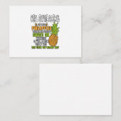 Carte De Correspondance Les Agents Immobiliers Sont Comme Des Ananas. (Devant / Derrière)