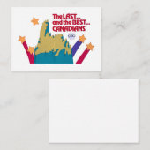 Carte De Correspondance Les Derniers et les meilleurs Canadiens (Devant / Derrière)