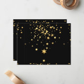 Carte De Correspondance Les étoiles d'or (Devant/Arrière en situation)