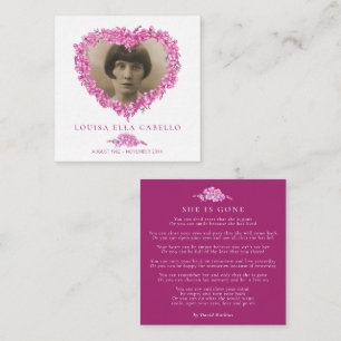 Carte De Correspondance Les funérailles ne me font pas oublier qu'elle est