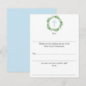 Carte De Correspondance Les Garçons Première Communion Sainte Remplissent  (Devant / Derrière)