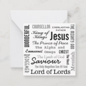 Carte De Correspondance Les noms de Jésus (Devant)