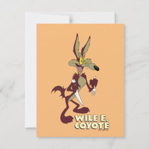 Carte De Correspondance Les rires rétro de LOONEY TUNES™  WILE E. COYOTE™