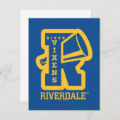 Carte De Correspondance Letterman River Vixens (Devant / Derrière)