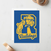 Carte De Correspondance Letterman Riverdale Bulldogs (Devant/Arrière en situation)