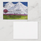 Carte De Correspondance Lève mes yeux (Devant / Derrière)