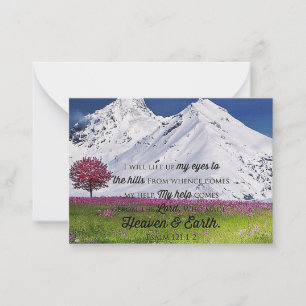 Carte De Correspondance Lève mes yeux