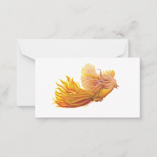 Carte De Correspondance Levée Phoenix Bird (Devant)