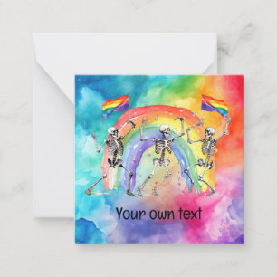Carte De Correspondance LGBTQ la Fierté Note Card : Étendre l'amour