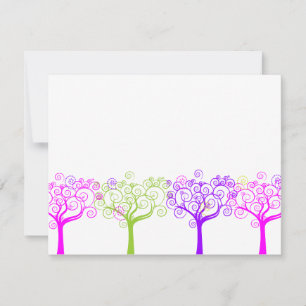 Carte De Correspondance Liana Claire Shimmery Bat mitzvah Sweet 16 Merci