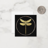 Carte De Correspondance Libellule (Devant/Arrière en situation)