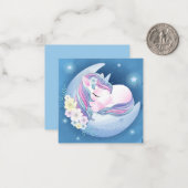 Carte De Correspondance Licorne (Devant/Arrière en situation)
