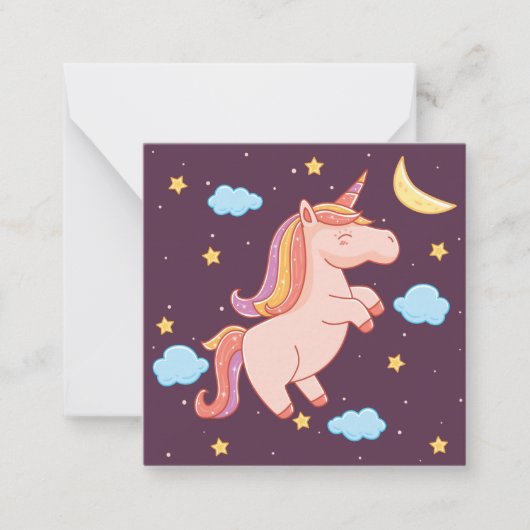 Carte De Correspondance Licorne (Devant)