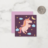 Carte De Correspondance Licorne (Devant/Arrière en situation)