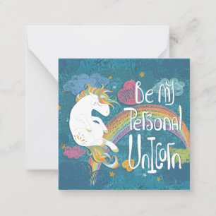 Carte De Correspondance Licorne