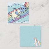 Carte De Correspondance Licorne (Devant / Derrière)