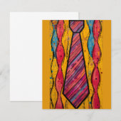 Carte De Correspondance Lien de rythme chromatique (Devant / Derrière)
