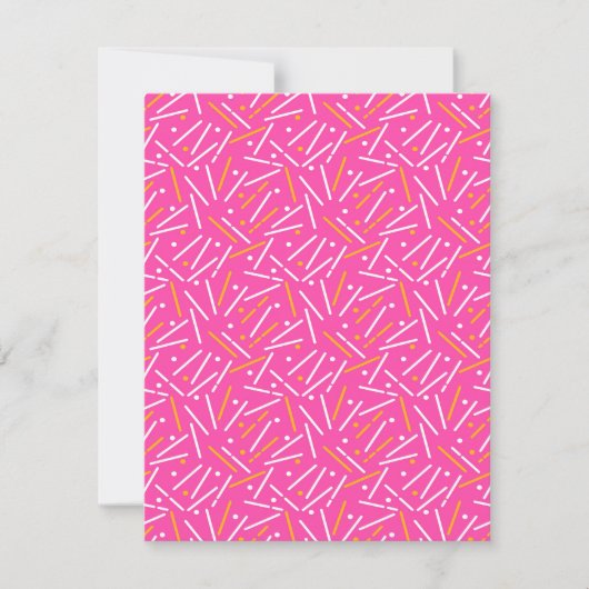 Carte De Correspondance Lignes Motif 1 (Devant)