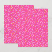 Carte De Correspondance Lignes Motif 1 (Devant / Derrière)