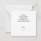 Carte De Correspondance L'immobilier est mon Jam Pop By (Dos)