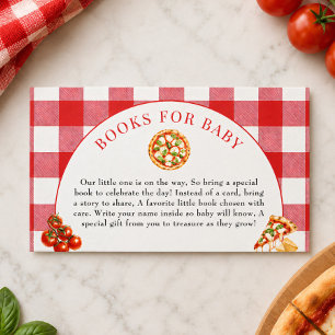 Carte De Correspondance Livraison Spéciale Pizza Livres Italiens Pour Bébé