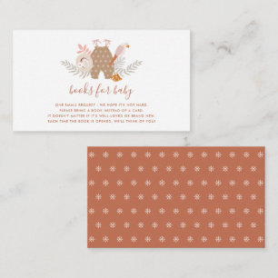 Carte De Correspondance Livres de livres de livres de Baby showers mignons