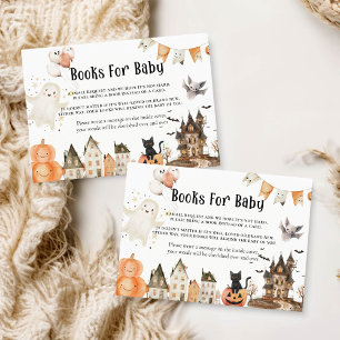 Carte De Correspondance Livres Halloween pour Baby Card