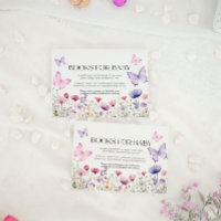 Livres pour Baby Card Papillon Floral