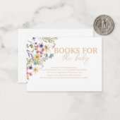 Carte De Correspondance Livres pour bébé (Devant/Arrière en situation)