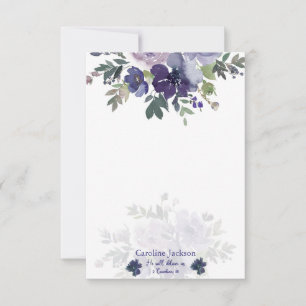 Carte De Correspondance Livrez-nous aquarelle florale personnalisée