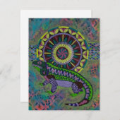 Carte De Correspondance Lizard (Devant / Derrière)