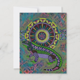 Carte De Correspondance Lizard