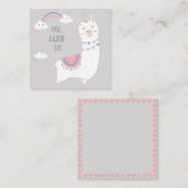 Carte De Correspondance Llama (Devant / Derrière)