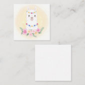 Carte De Correspondance Llama (Devant / Derrière)