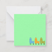 Carte De Correspondance Llama (Dos)