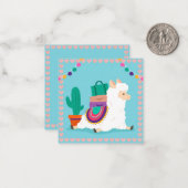 Carte De Correspondance Llama (Devant/Arrière en situation)