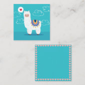 Carte De Correspondance Llama (Devant / Derrière)