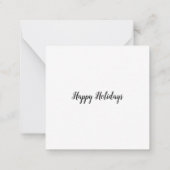 Carte De Correspondance Llama d'hiver (Dos)