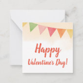Carte De Correspondance Llama dit juste les enfants classe Saint Valentin (Dos)
