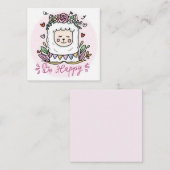 Carte De Correspondance Llama heureux (Devant / Derrière)