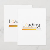 Carte De Correspondance Loading (Devant / Derrière)