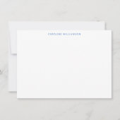 Carte De Correspondance Lobster Stripe Pattern Personalized Stationery (Devant)