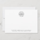 Carte De Correspondance Logo commercial | Professionnel White (Devant)