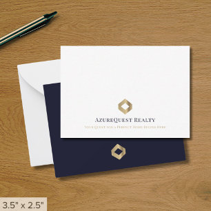 Carte De Correspondance Logo d'affaires Luxe moderne