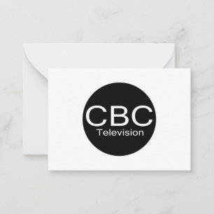 Carte De Correspondance Logo de CBC TV Alt