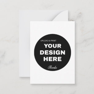 Carte De Correspondance Logo de code QR noir élégant, minimaliste et épuré